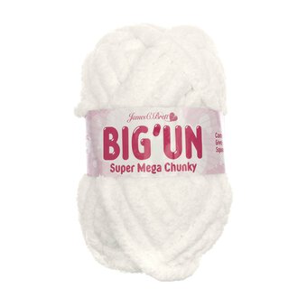 James C Brett Snow White Big &lsquo;Un Super Mega Chunky 300g 