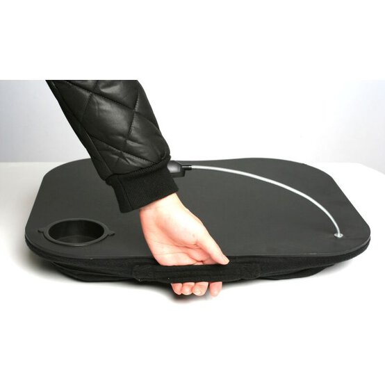 Black Craft Lap Tray 48cm x 7cm x 38cm image number 3