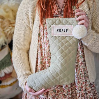How to Make a Quilted Stocking