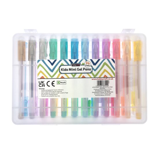 Mini Gel Pens 24 Pack image number 1