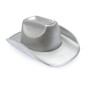 Silver Metallic Cowboy Hat  image number 1