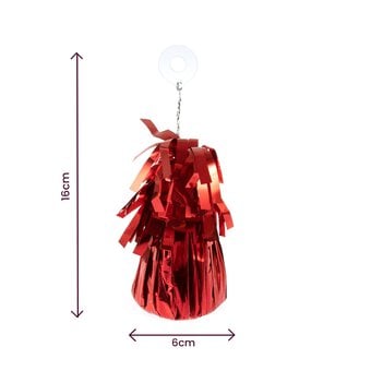 Red Foil Balloon Weight 170g image number 2