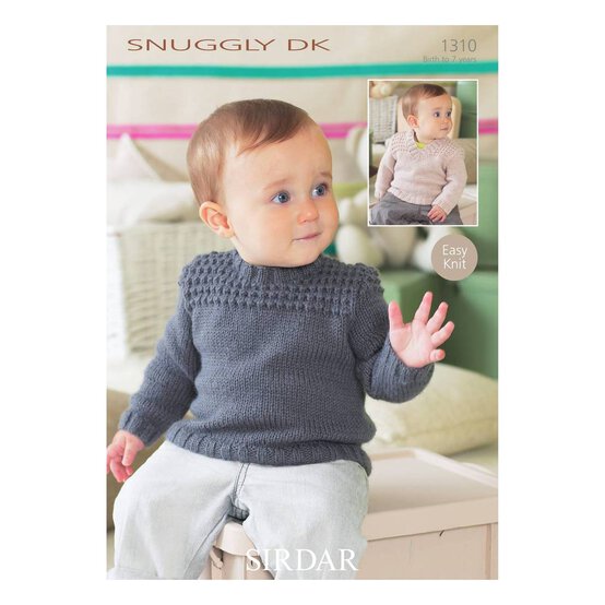 Sirdar Snuggly DK Jumpers Digital Pattern 1310 image number 1