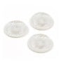 Hemline White Novelty Patterned Button  3 Pack image number 1