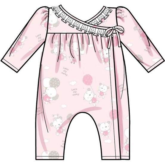 Simplicity Infant Gown and Jumpsuit Sewing Pattern S9283 image number 4