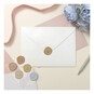 Metallic Heart Envelope Seal Stickers 6 Pack image number 2