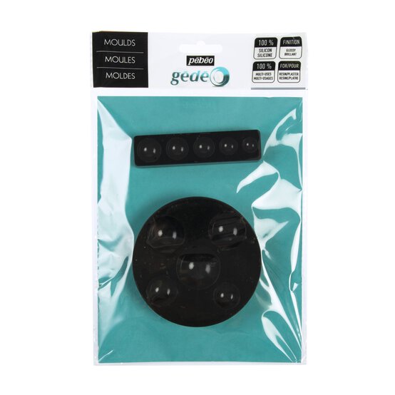Pebeo Gedeo Half Sphere Moulds 2 Pack image number 6