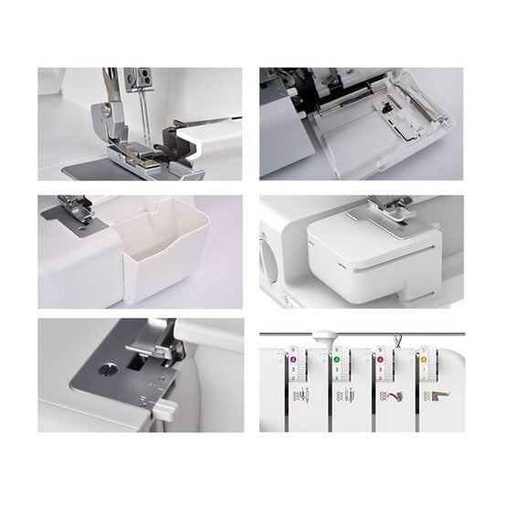 Necchi NL11C Overlocker Machine image number 3