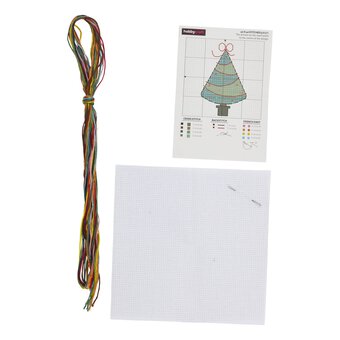 Christmas Tree Mini Cross Stitch Kit  