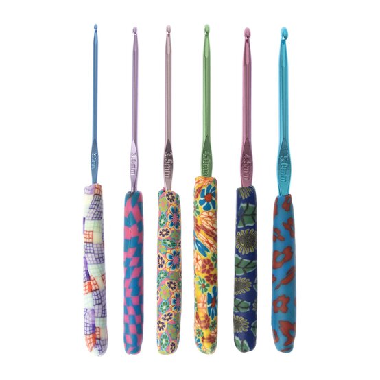 Knitcraft Decorative Crochet Hook Set 6 Pack image number 1