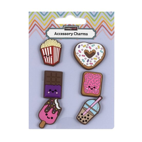 Sweet Icon Silicone Accessory Charms 6 Pack image number 4