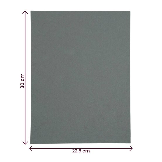 Grey EVA Foam Sheet 22.5cm x 30cm image number 4