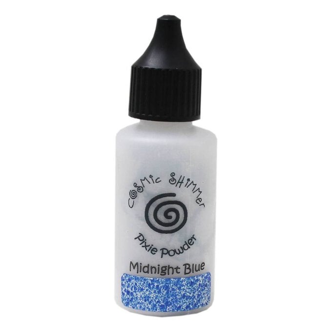 Cosmic Shimmer Midnight Blue Pixie Powder 30ml image number 1