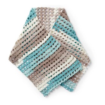 FREE PATTERN Caron Crochet Shell Shawl 45017