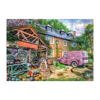 Falcon The Potter’s Cottage Jigsaw Puzzle 1000 Pieces image number 2