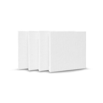 Valuecrafts Mini Canvas 7cm x 7cm 4 Pack