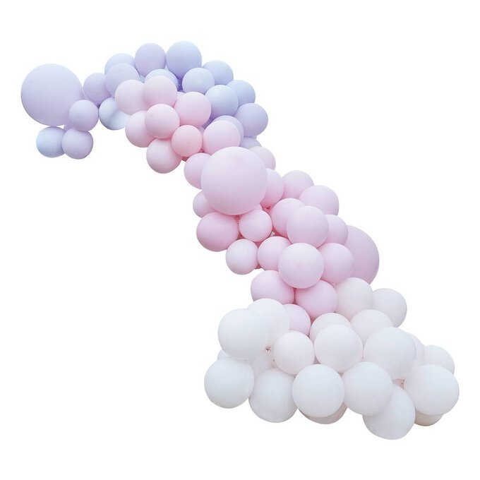 Ginger Ray Pink and Purple Balloon Arch Kit image number 1