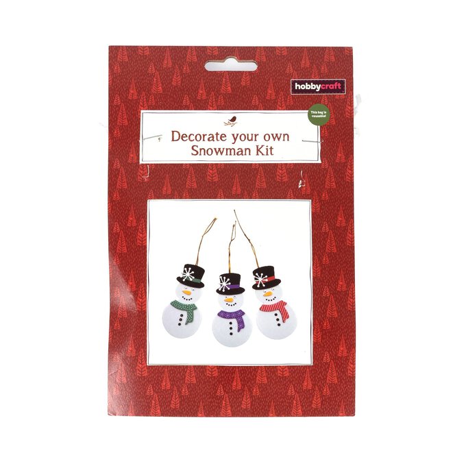 Decorate Your Own Snowman Kit 24 Pack image number 1