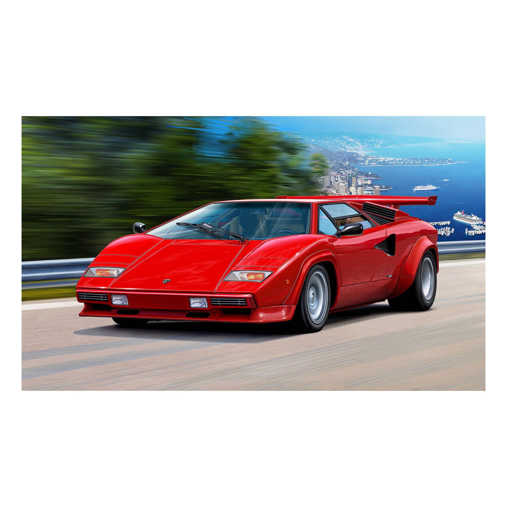 モノグラム Lamborghini LP500S モデルキット 1/24 Revell Lamborghini Countach LP500S Model Kit 1:24 | Hobbycraft