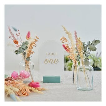 Clear Arch Acrylic Table Sign 20cm image number 4