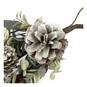 Frosted Pinecones and Leaves Hanging Decoration 30cm  image number 2