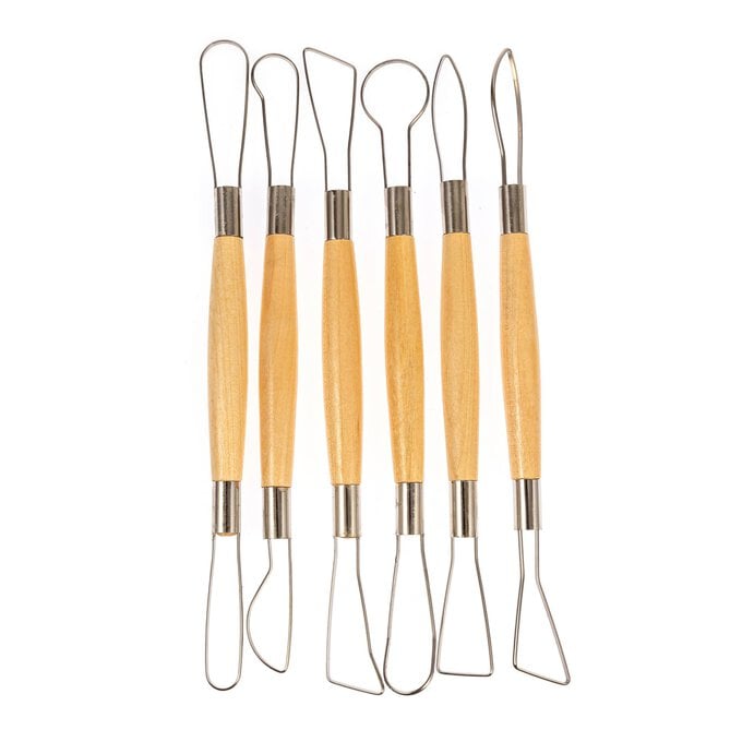 Double-Ended Clay Tool Set 6 Pack image number 1