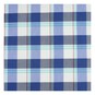 Blue Check Polycotton Fabric by the Metre image number 2