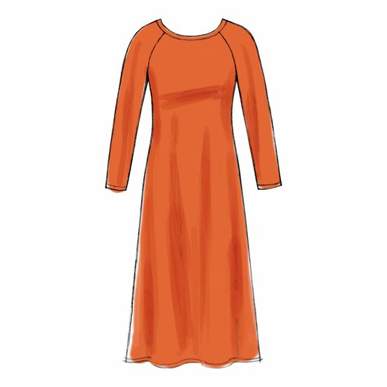 McCall’s Dress and Leggings Sewing Pattern M7122 (XS-M) image number 4