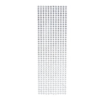 Silver Adhesive Gems 6mm 504 Pack