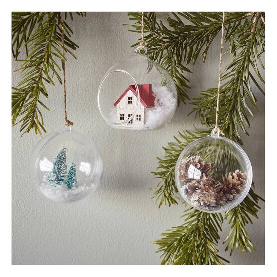 Hanging Fillable Glass Bauble 8cm image number 4