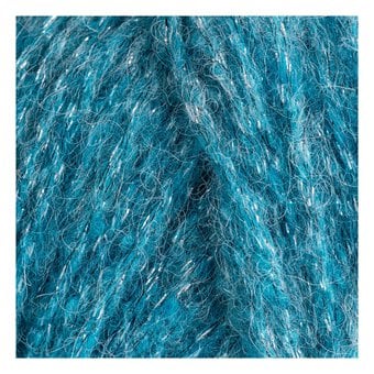 Knitcraft Turquoise Disco Daydream Chunky Yarn 50g image number 2