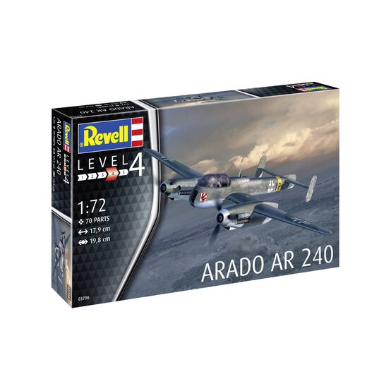 Revell Arado AR 240 Model Kit 1:72 image number 1