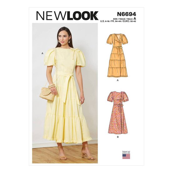 New Look Women&rsquo;s Dress Sewing Pattern N6694 image number 1
