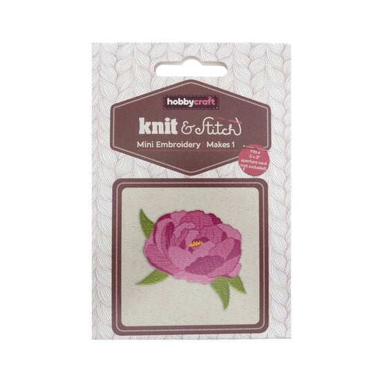 Mini Peony Embroidery Kit image number 4