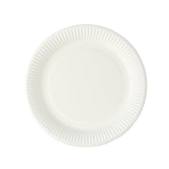 White Paper Plates 10 Pack image number 2