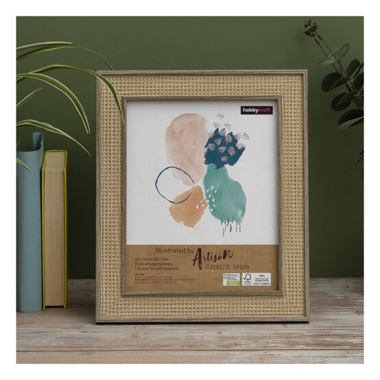 Rattan Picture Frame 25cm x 20cm image number 2