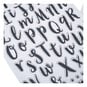 Black Handwriting Alphabet Chipboard Stickers 172 Pieces image number 2