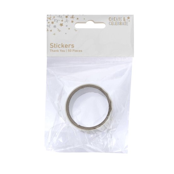 Create & Celebrate Thank You Stickers 50 Pack image number 4
