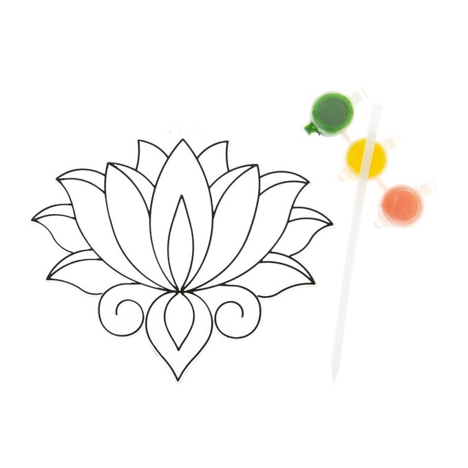 Lotus Flower Suncatcher Kit image number 1