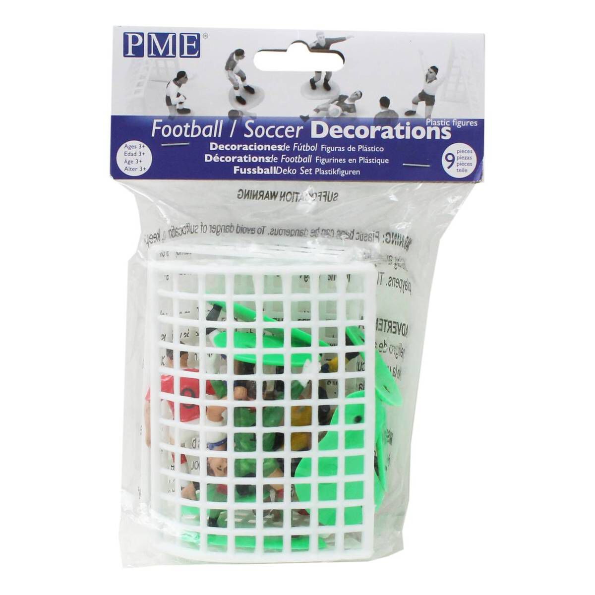 PME Football Cake Topper Set 9 Pieces Hobbycraft