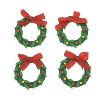 Gem Wreath Embellishments 4 Pack