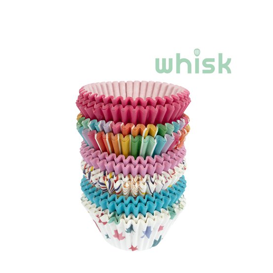 Whisk Rainbow Star Mix Cupcake Cases 300 Pack image number 1