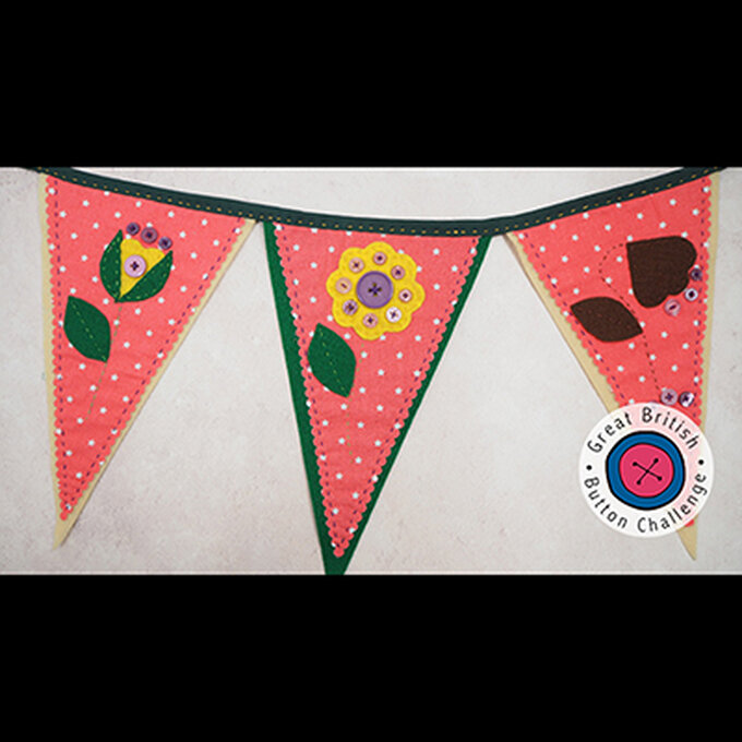 Great British Button Challenge: Sew Life Cycle Bunting image number 1