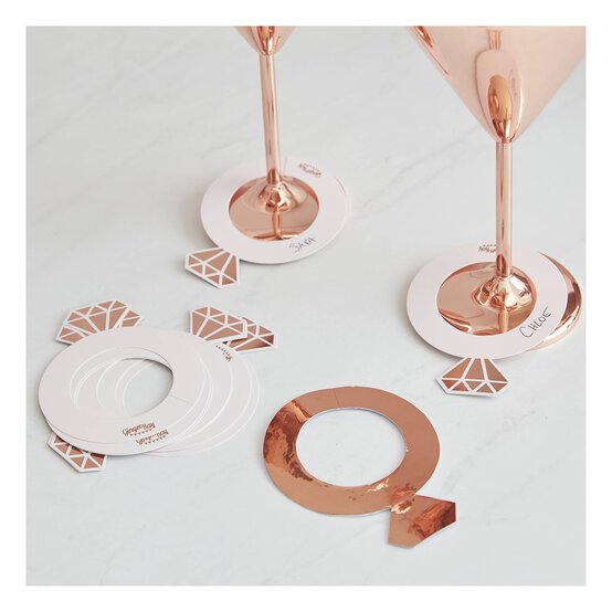 Ginger Ray Rose Gold Drink Markers 10 Pack image number 2