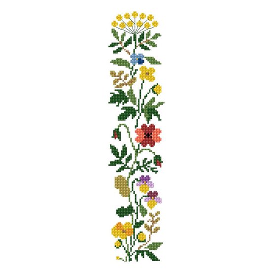 FREE PATTERN DMC English Garden Cross Stitch 0158 image number 1