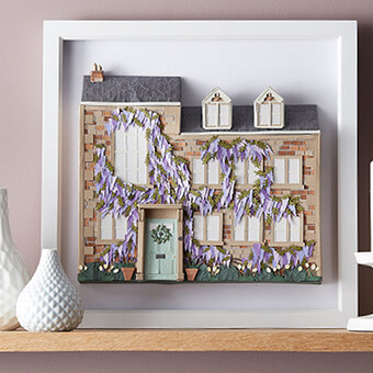 How to Make a Framed Paper Cut House