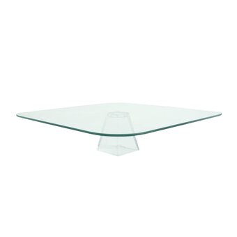Whisk Glass Cake Stand 32cm x 32cm x 7cm  image number 2
