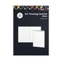 White Greetings Card Pad 5 x 7 Inches 20 Pack image number 3