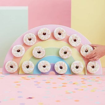 Ginger Ray Pastel Party Doughnut Wall image number 3