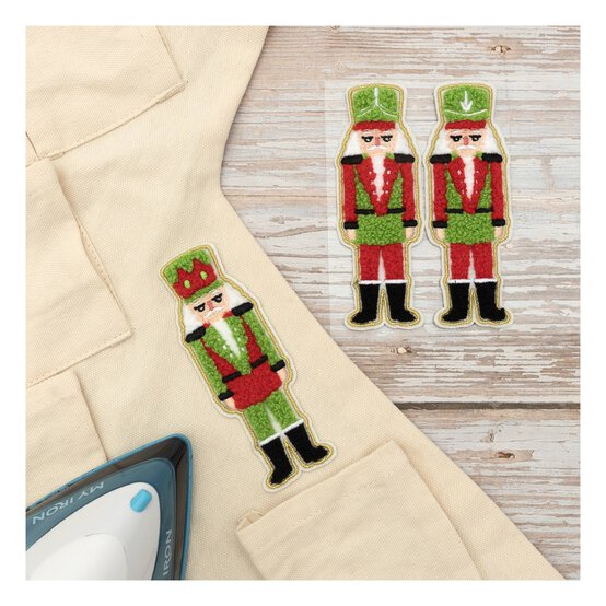 Nutcracker Iron-On Patches 3 Pack  image number 2
